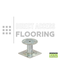 PSA Steel Adjustable Pedestal C6 - 75-115mm Range