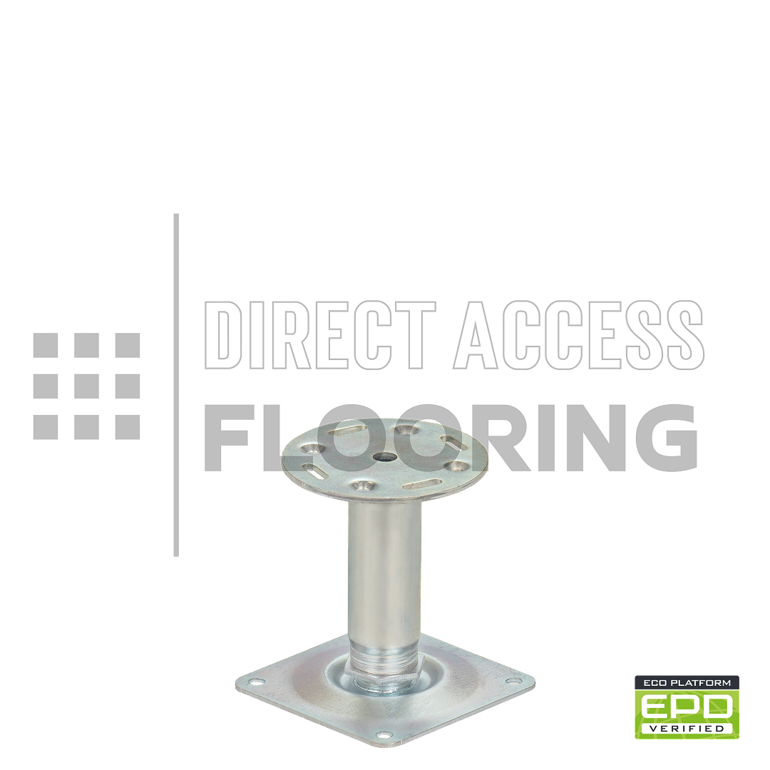 PSA Steel Adjustable Pedestal C8 - 110-185mm Range